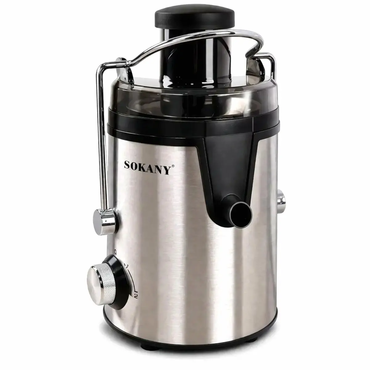 Соковитискач SOKANY SK-JB-175 500 Вт із захистом від перевантаження та 2 швидкостями на 1.6 л