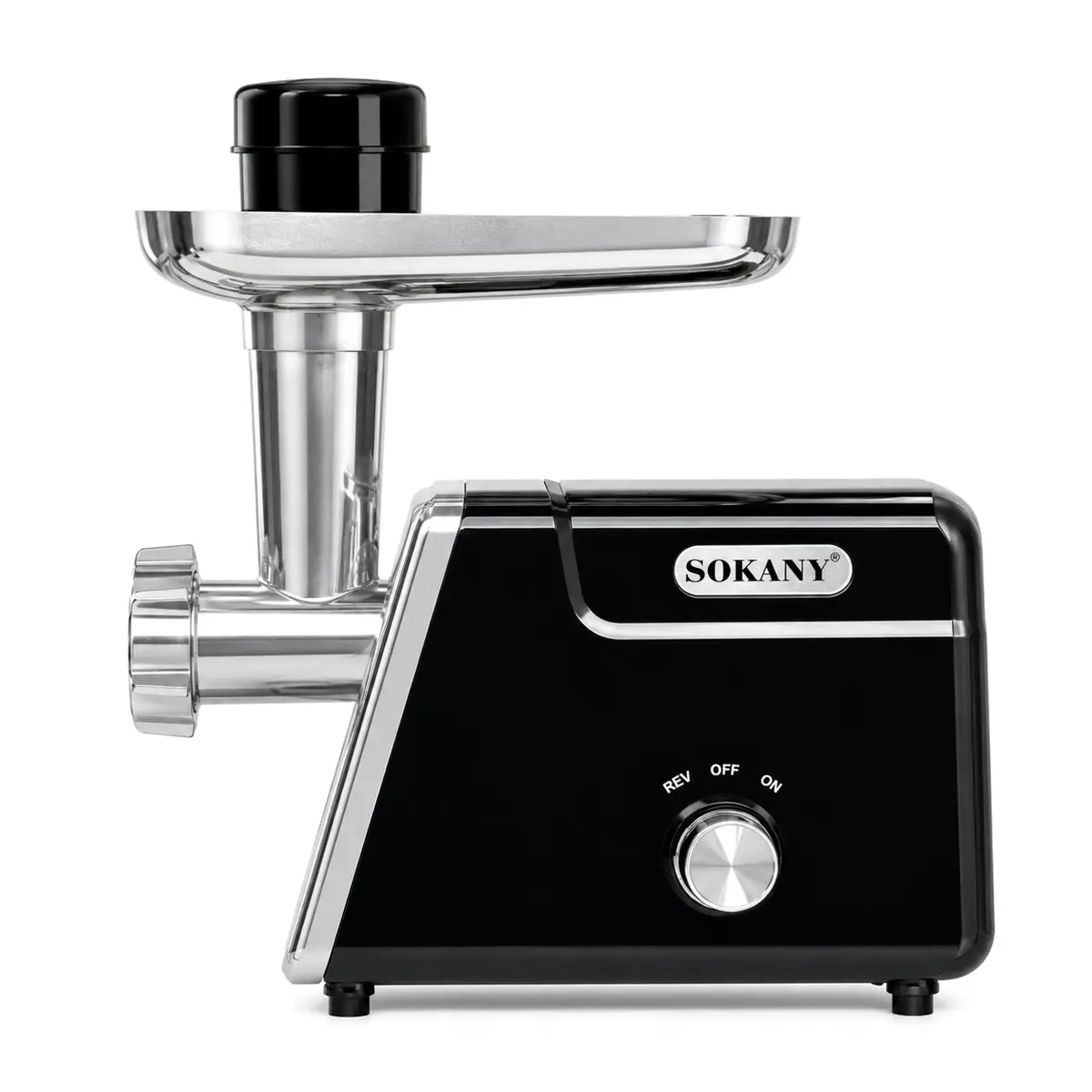 Шнекова м'ясорубка SOKANY SK-06044 2800 Вт з продуктивністю до 3 кг/хв